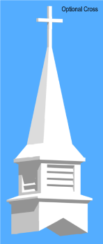 Small Church Steeples 10ft to 13ft