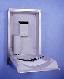 Vertical Stainless Steel Recessed Mount