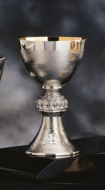 Sterling Silver Chalice N-1018 exquisite craftsmanship detailing 925 24kt