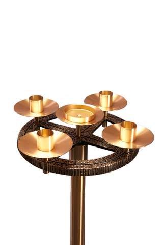 Advent Wreath Top Head Only with a bottom plug