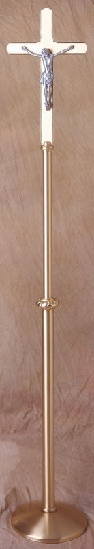Processional Crucifix Satin Bronze