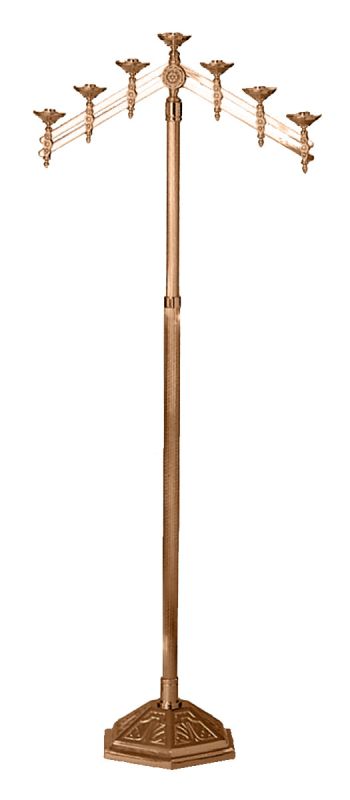 Floor Candelabra PB242-12-7BZ Also 3 5 version Adjusts
