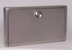 Horizontal Baby Changing Station Stainless Steel