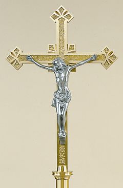 Processional Crucifix 84 5 Tall 20 x 13