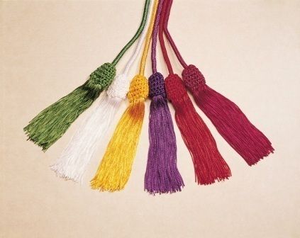 Rayon Cincture 12 foot cord tassels both ends