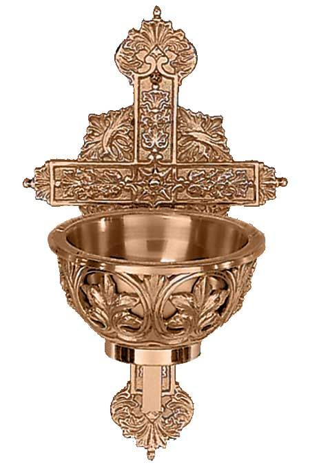 Holy Water Font 9 x 15 Wall Plate 6-⅝