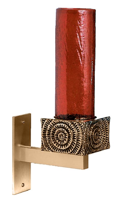 Wall Sanctuary Lamp 3 x 9 Plate projection Bronze