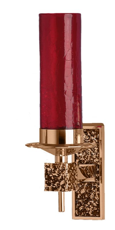 Wall Sanctuary Lamp  Electric Red