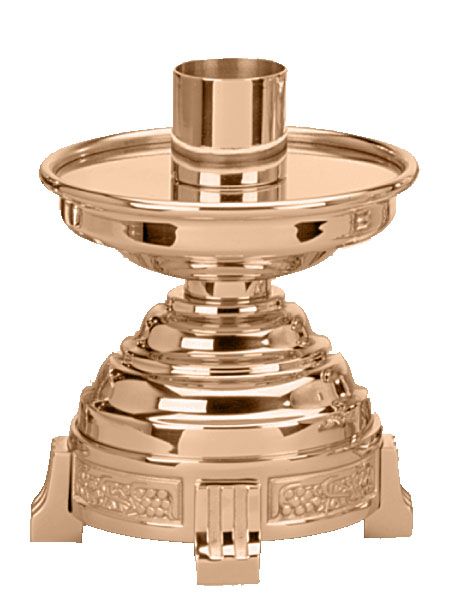 Altar Candlestick HIGH POLISH BRONZE