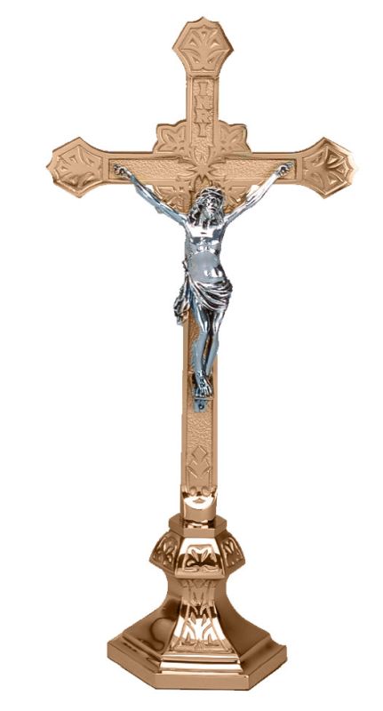 Altar Crucifix 20 tall 4 5 wide base