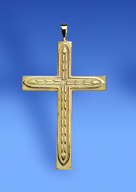 ZZ4351 Pectoral Cross Made in USA by FC Ziegler #4351