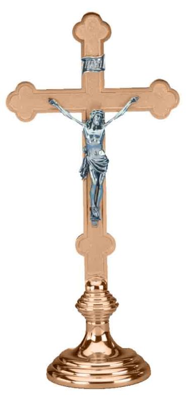 Altar Crucifix HIGH POLISH BRONZE Excelsis