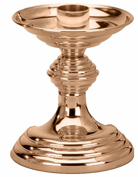 Altar Candlestick HIGH POLISH BRONZE