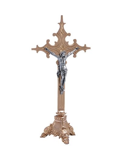 Altar Crucifix HIGH POLISH BRONZE Excelsis