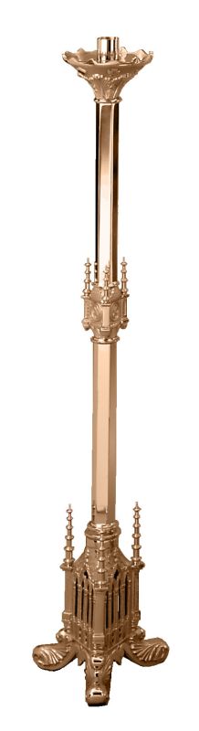 Floor Candlestick HIGH POLISH BRONZE Excelsis