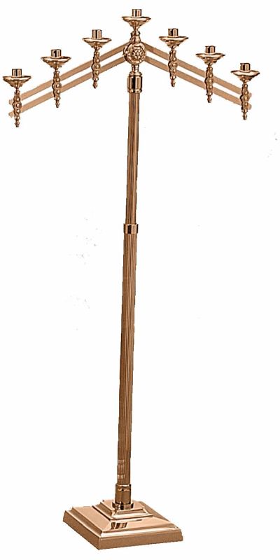 Floor Candelabra PB536-12-7BZ Also 3 5 version Adjusts