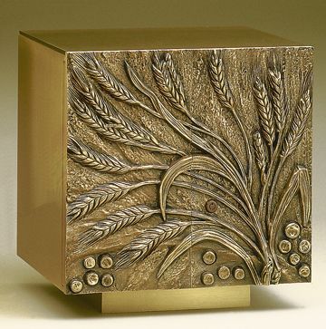 Tabernacle Bronze a Sculpted Bas Relief decoration