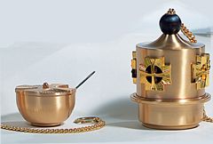 Censer & Boat Satin Bronze