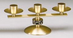 Altar Candelabra Bronze 3 Lite 1-�� sockets 14