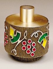 Altar Candlestick 1-1/2" Socket Series 6511 satin cast textured bronze