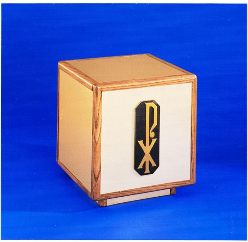 ZZ7199 Tabernacle (Chi Rho Design) Made in USA by FC Ziegler #7199