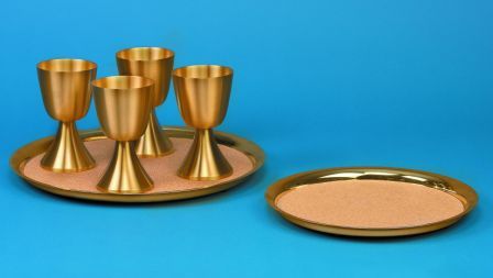 ZZ82715 Offertory Tray 17.5" D Round Made in USA by FC Ziegler #82715