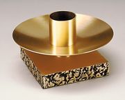 Altar Candlestick 1-1/2" Socket Satin Antique Bronze Finish