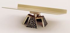 Missal Stand Satin Bronze Cast Textured Accents