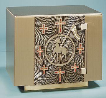 Tabernacle with Agnus Dei & Crosses