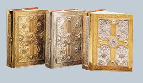 Book Of Gospels Cover 10 Inch 7 Inch x 2-1/4 Inch