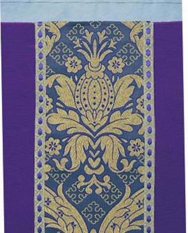 Coronation Chasuble With Metallic Brocade