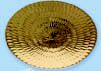 Paten with Textured Design, Gold Plated