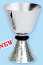 Chalice Only, Stainless Steel, with Oxidized Silve