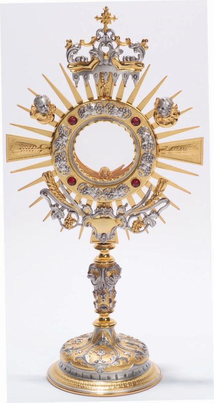 Monstrance K662 Magnificent A 24K Gold Plate