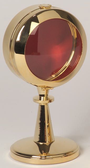 Reliquary 24K Gold Plated 6 inch H