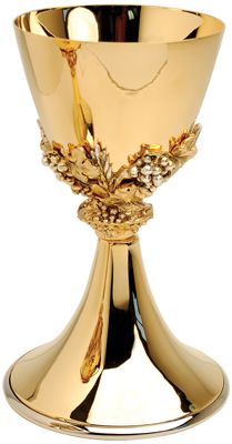 Chalice 24K Gold Plated 7-inch 4 Diameter