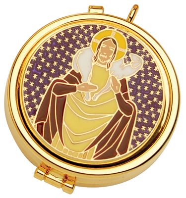 Pyx 24K Gold Plate Enameled Emblem Cover