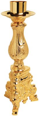Paschal Candle Stand 24K Gold Plated 21-inch 8-inch Base