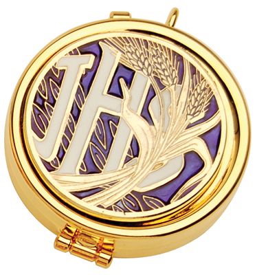 Pyx 24K Gold Plate Enameled Emblem Cover