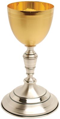 Chalice 24K Gold Silver Plated 9-inch 4