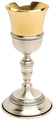Chalice 24K Gold Silver Plated 7-inch 3