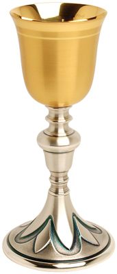 Chalice 24K Gold Plated Oxidized Silver 4