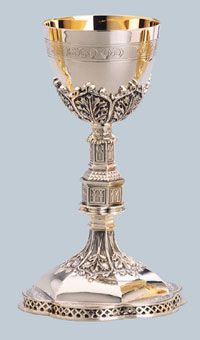 Gothic Chalice 23 5 cm High x 10