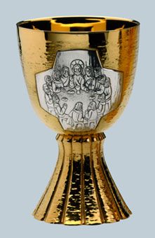 Chalice N-2955 Brass Two Tone gold silver