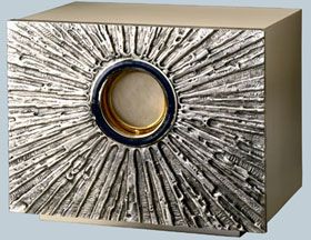 Exposition Tabernacle Brass Silver Plated 12 ⅝ Wide x
