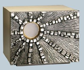 Exposition Tabernacle Brass Silver Plated 12 ⅝ Wide x