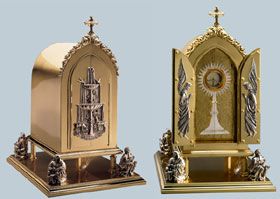 Gothic Exposition Tabernacle 28 inch ⅛ High x 10