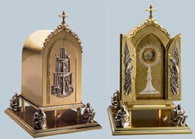 Gothic Exposition Tabernacle 32 inch High x 13 Wide