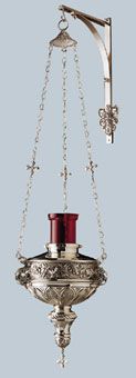 Sanctuary Lamp N-759 holds a standard 8 day