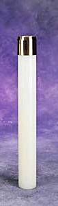 2-1/2" Refillable Oil Candle with screw off top.
